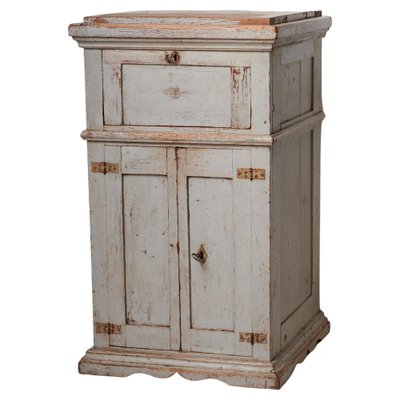 Antique Swedish Tall & Narrow Cabinet for sale at Pamono