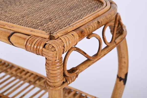 Bamboo rattan console table online