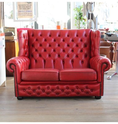 2-Seater Leather Sofa, 1960s for sale at Pamono