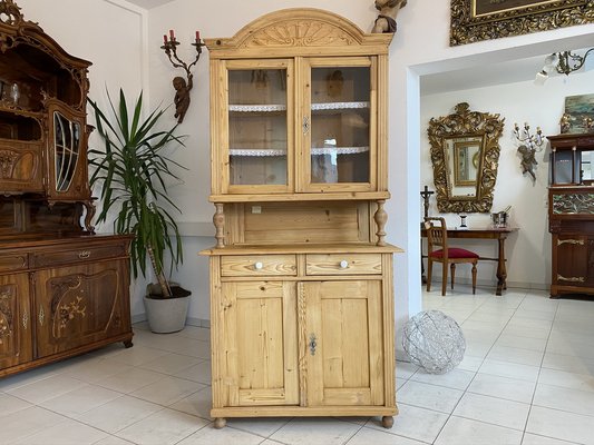 Gründerzeit-Küchenbuffet aus Fichte bei Pamono kaufen