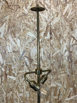 Space Age Porcelain & Brass Floor Lamp from KPM, 1970s for