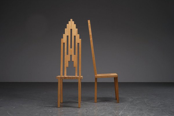 スツール postmodern designe high chair 2set postmodern