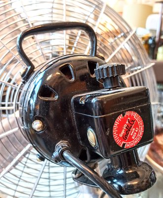 det er alt Anmeldelse Luske Bauhaus Black Fan, 1970s for sale at Pamono
