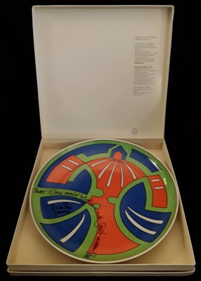 Porcelain Wall Plate Artist No. 11 by Emilio Pucci for Rosenthal, 1970s for  sale at Pamono