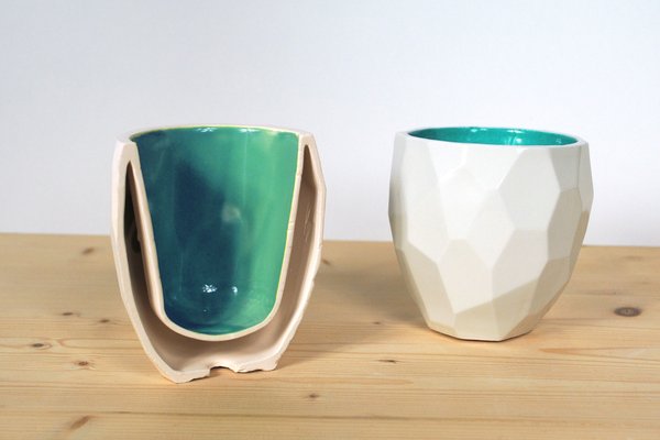 Poligon Thermobecher von Sander Lorier, 3er Set bei Pamono kaufen