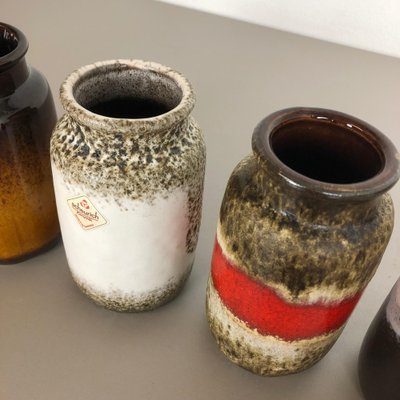 Vintage Pottery Fat Lava 231-15 Vases attributed to Scheurich