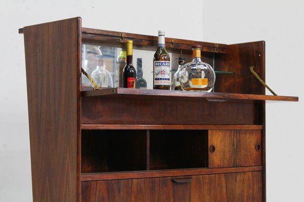 Vintage Sk 661 Bar Cabinet in Rosewood by Johannes Andersen for Skaaning Son 1960s