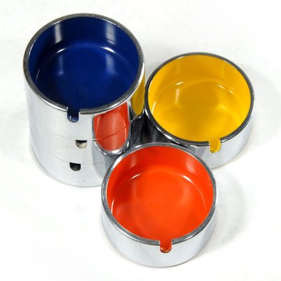 Ashtrays in style of Isamu Kenmochi, 1970s, Set of 5 for sale at