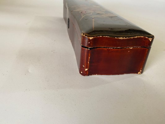 Meiji Red Japanese Lacquered Box,1880s for sale at Pamono