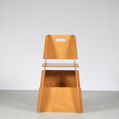 Childrens High Chair Desk and Rocker the Netherlands 1950s Set