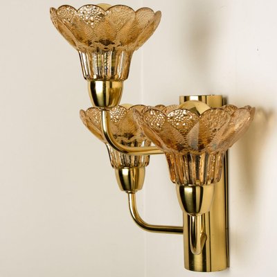 Vintage brass sale wall sconce