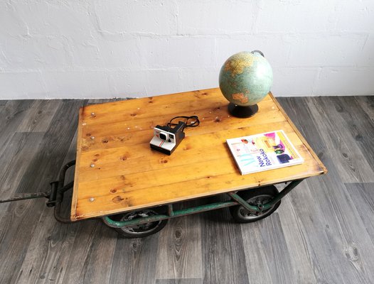 Planche à Roulettes Vintage En Bois - Roues En Acier, Style Années 70