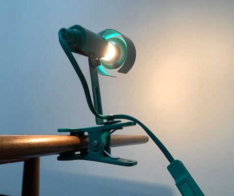 Postmodern Space Age Clamp Table or Shelf Lamp from Ikea, 1980s