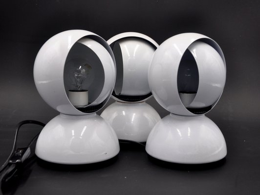 White Artemide Eclisse Lamps by Vico Magistretti for Artemide, 2000s, Set  of 4 for sale at Pamono