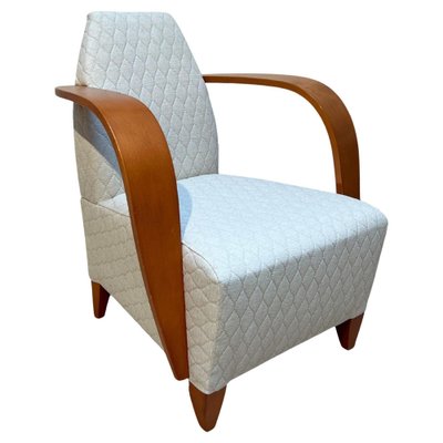 Spanish Club Chair in Beech and Plywood 1990s for sale at Pamono