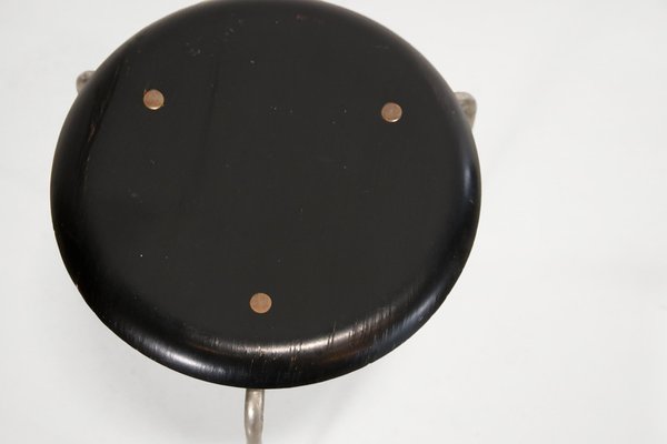 Black Dot 3170 Stool by Arne Jacobsen for Fritz Hansen, 1950s for