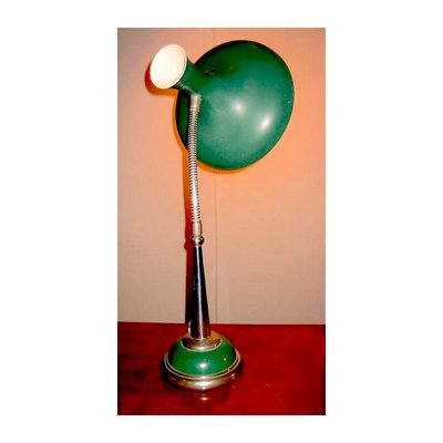 Lampe De Bureau Vintage Verte 1950s En Vente Sur Pamono