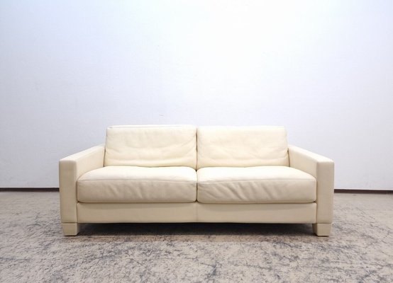 Beige Leather Ds 17 3 Seater Sofa from de Sede