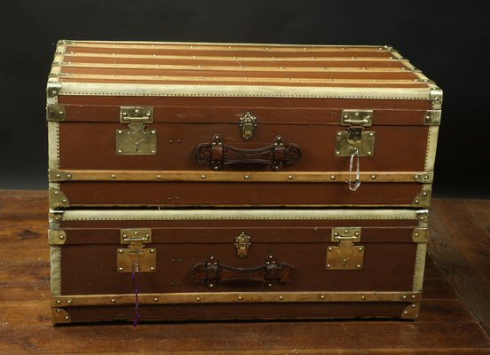 Steamer Hat Trunk from Louis Vuitton, 1920s for sale at Pamono