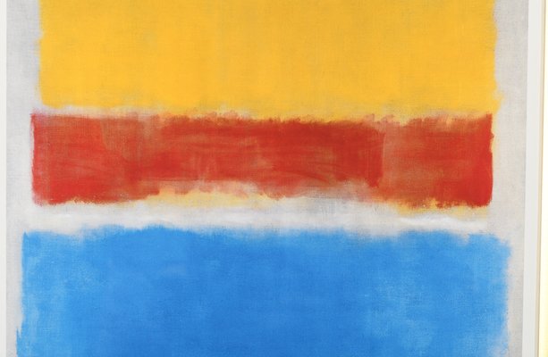 Mark Rothko, Yellow, Red and Blue, 1950s, Screen Print, Framed for sale at  Pamono