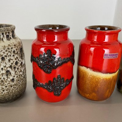 Scheurich •231-15 •W.Germany •Fat Lava Vintage Pottery Fat Lava 231-15 Vases from Scheurich, Germany