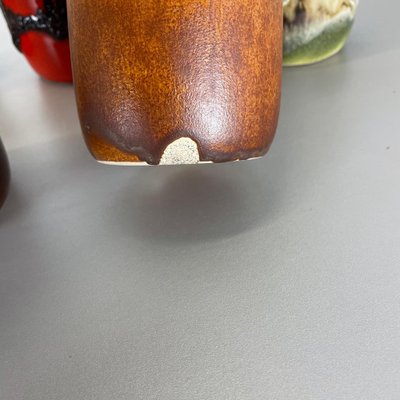 Vintage Pottery Fat Lava 231-15 Vases from Scheurich, Germany