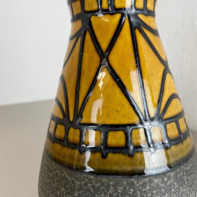 Pottery Fat Lava Vases by Heinz Siery for Carstens Tonnieshof