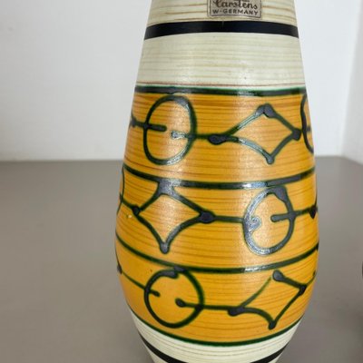 Heinz Siery Carstens Fat Lava花瓶 70s Pottery Fat Lava Vases by Heinz Siery for Carstens Tonnieshof
