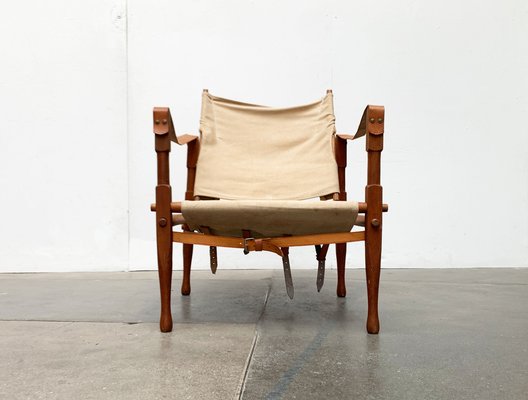 Mid Century Safari Chairs by Gerd Lange for Bofinger 1960s Set
