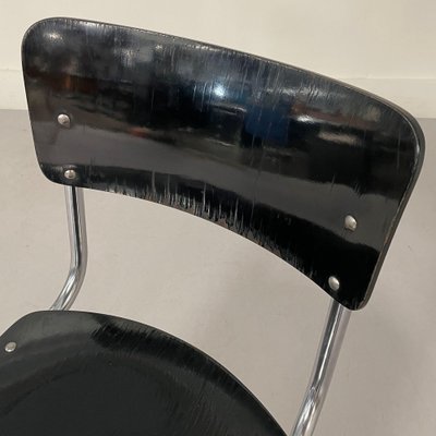 THONET / S43 ② S 43 F Classic Cantilever Chair, Chrome-plated frame
