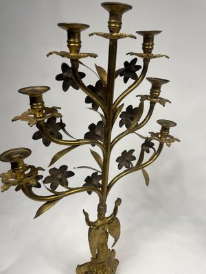 Candelabros de Bronce Antiguos de Sobremesa - Colección Nueva 2026