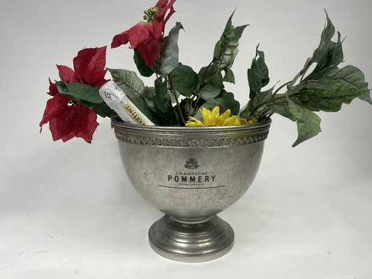 Seau à Champagne Ancien Epernay Montaudon Fils - Années 1930 - Métal Argenté - Art Déco