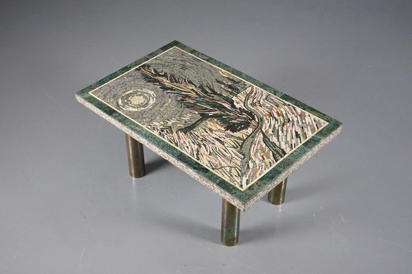 Moderner Mid-Centry Mosaik Tisch, 1950er bei Pamono kaufen