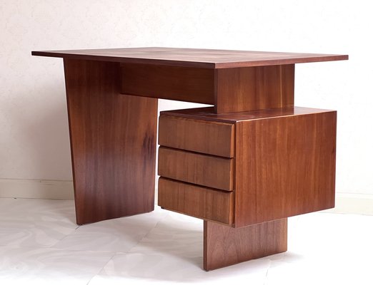 Jamul 72 Modern Solid Teak Wood Home Office Writing Desk