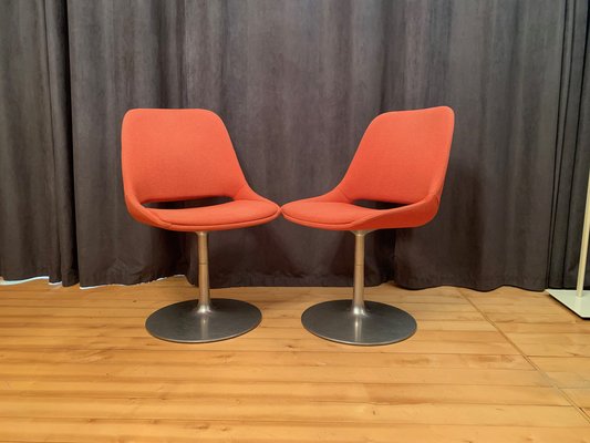 Set of Finnish Polaris Swivel Chairs by Eero Aarnio for Asko