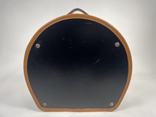 Vintage Samsonite Hat Box Round Luggage Style 4620