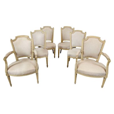 Dining Chairs Armchairs, 1860s, Set of for sale at Pamono