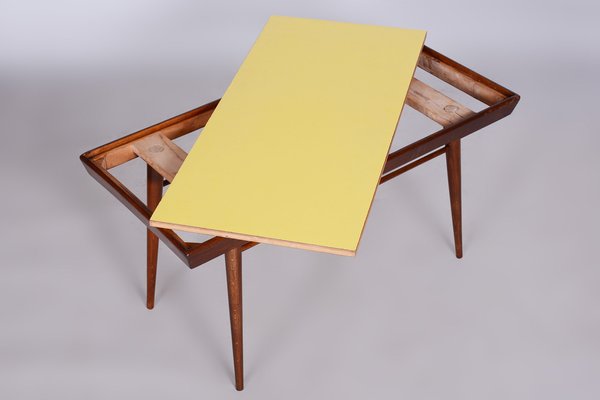 Mid Century Coffee Table in Swivel Top Beech Umakart Czechia