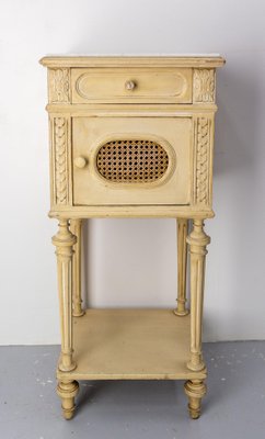 French cane 2024 bedside table