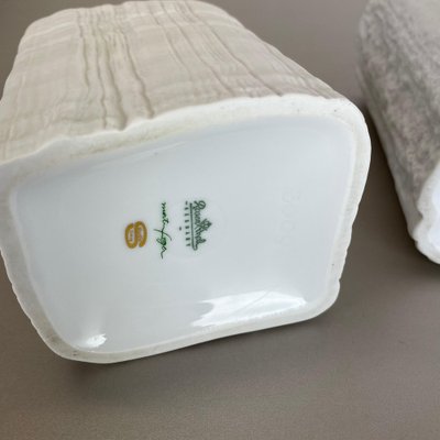 Martin Freyer zugeschriebene Op Art Vase für Rosenthal, Deutschland, 1970er bei Pamono kaufen