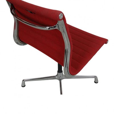 Ea 105 Chair in Black Leather by Charles Eames for Vitra for sale