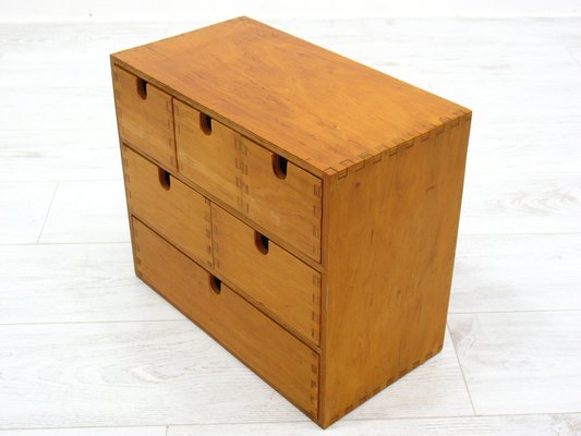 Organizer per cassetti da scrivania in legno, anni '70 in vendita su Pamono