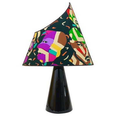 Italian Missoni Table Lamp by Massimo Valloto, 1980s for sale at