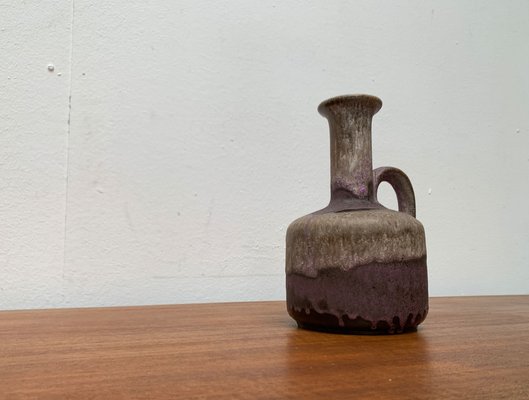 Brutalist Fat Lava Pottery Vase from Ruscha, West Germany, 1960s