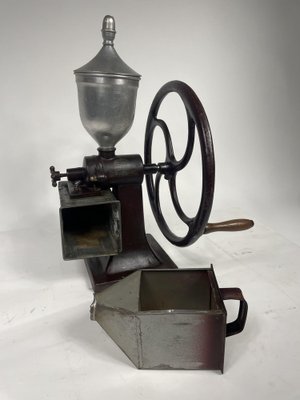 Antique Flywheel Coffee Grinder 1890s for sale at Pamono