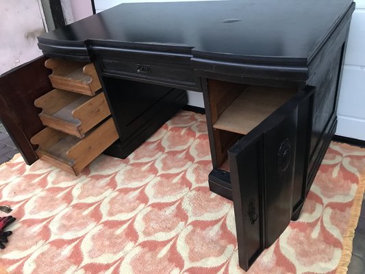 Black antique desk best sale