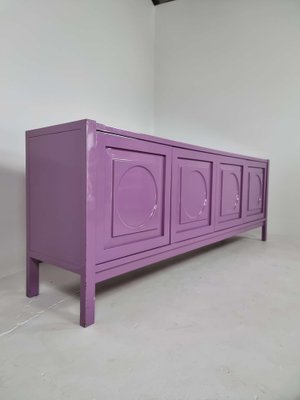 Vintage Brutalist Pink Sideboard by Defour, 1970s for sale at Pamono
