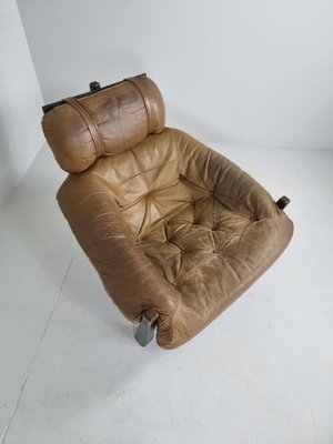 Brutalist Tripod Lounge Chair by Gérard Van Den Bergh for Montis