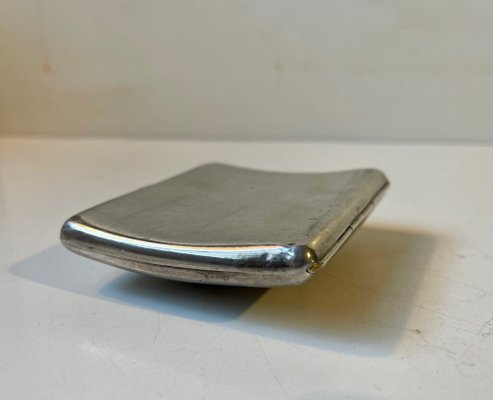 sterling silver cigarette case Antique Asian Export Silver Cigarette Case with Nuo Masked Warrior Gods,  1890s for sale at Pamono