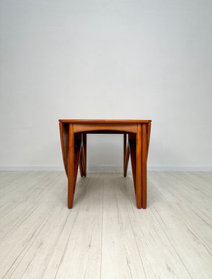 Iconic Vintage Gate-Leg Danish Teak Dining Table attributed to
